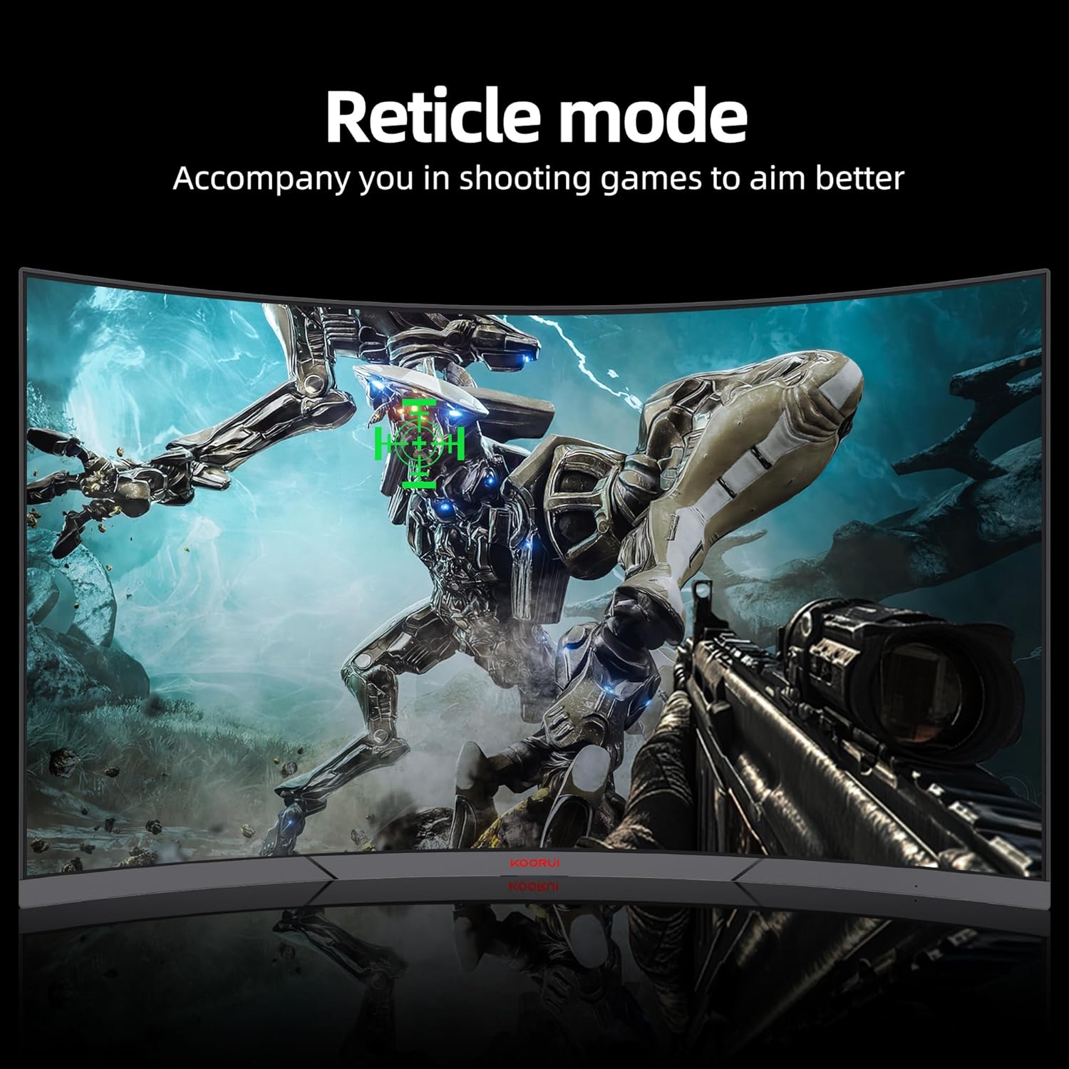  KOORUI 27E6QCA 27-inch 180Hz Curved Gaming Monitor